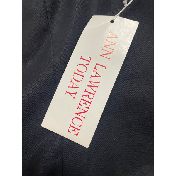 Ann Lawrence Today Black & White Short Sleeve Button Front Dress Sz 12 - New