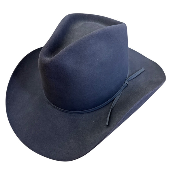 Vintage Resistol Men's Gray Felt Western Cowboy Hat With Ribbon Band Size 7
