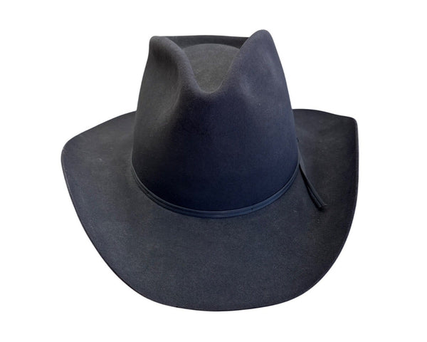 Vintage Resistol Men's Gray Felt Western Cowboy Hat With Ribbon Band Size 7