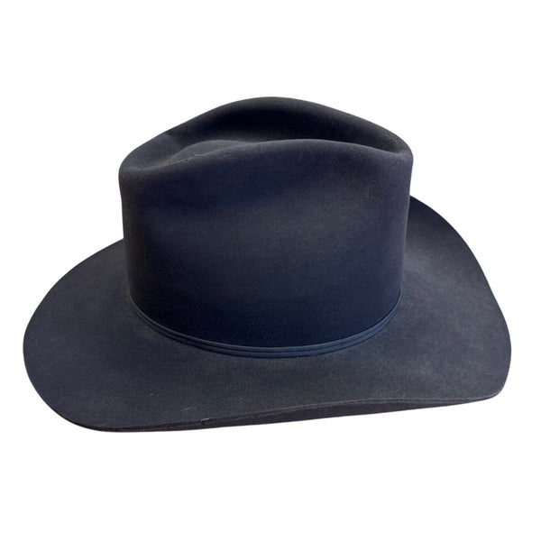 Vintage Resistol Men's Gray Felt Western Cowboy Hat With Ribbon Band Size 7