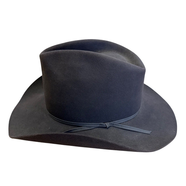 Vintage Resistol Men's Gray Felt Western Cowboy Hat With Ribbon Band Size 7