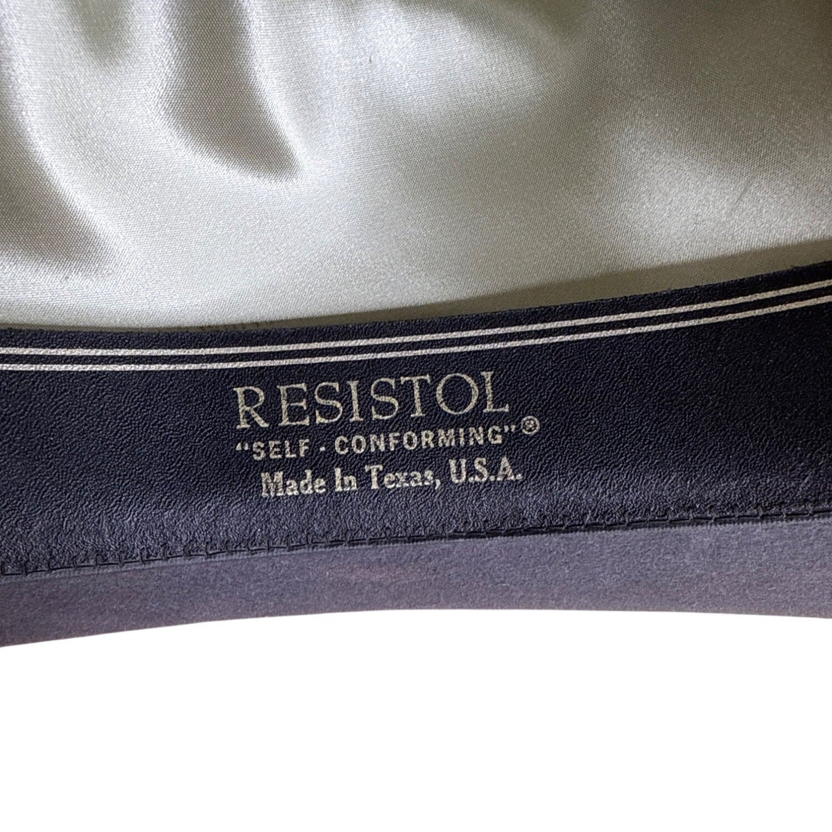 Vintage Resistol Men's Gray Felt Western Cowboy Hat With Ribbon Band Size 7