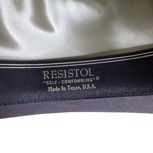 Vintage Resistol Men's Gray Felt Western Cowboy Hat With Ribbon Band Size 7