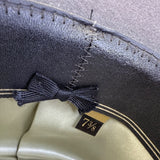 Vintage Resistol Men's Gray Felt Western Cowboy Hat With Ribbon Band Size 7
