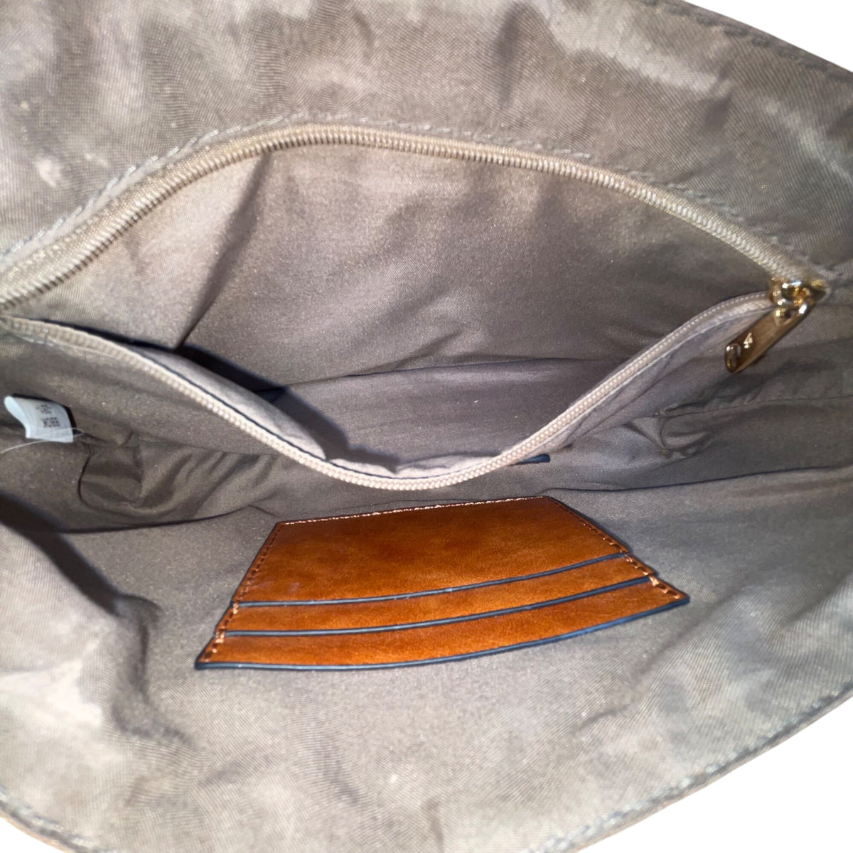 Westbronco Women’s Brown & Gold Faux Leather Adjustable Strap Crossbody Bag