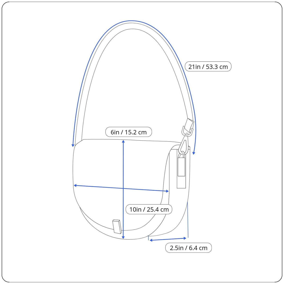 Westbronco Women’s Brown & Gold Faux Leather Adjustable Strap Crossbody Bag