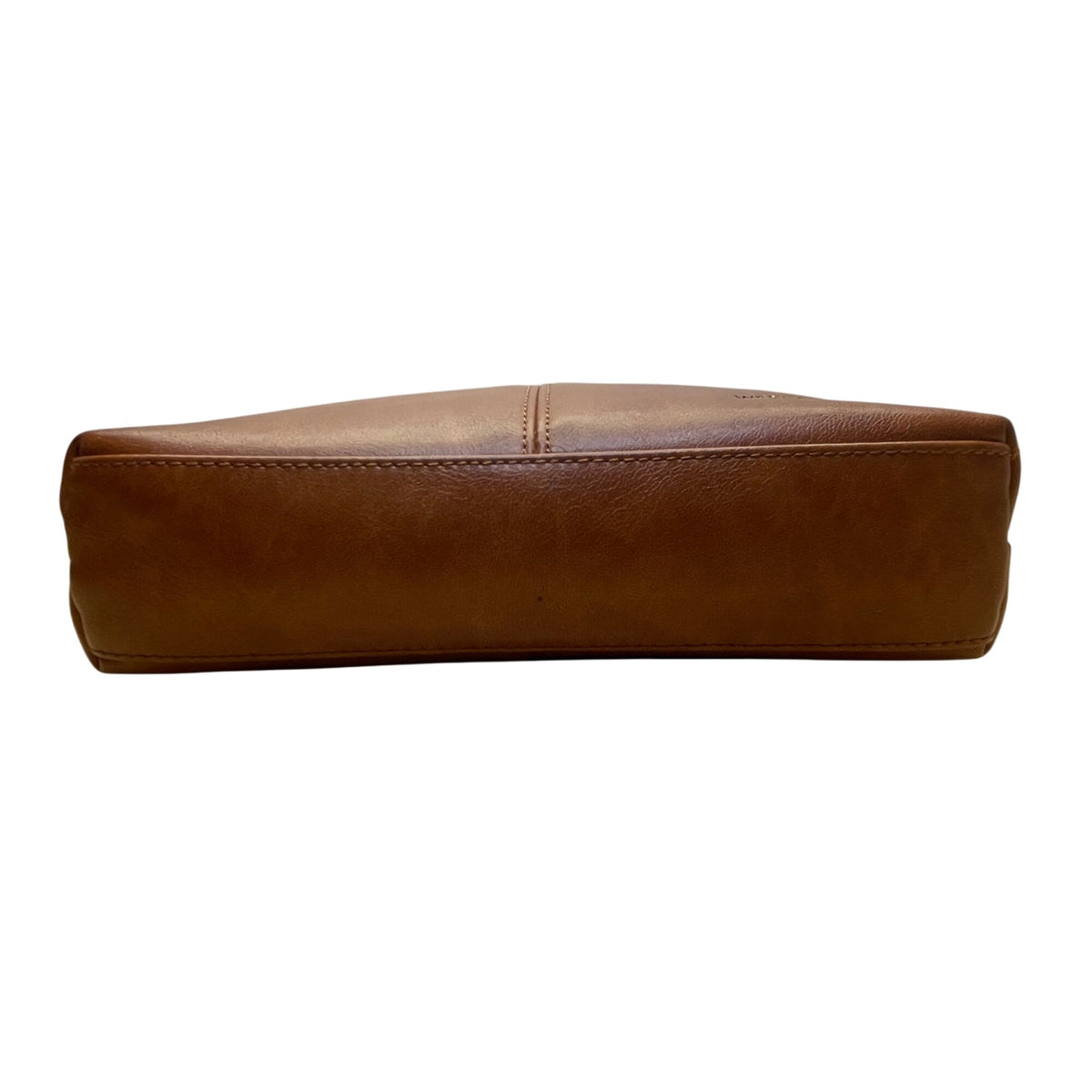 Westbronco Women’s Brown & Gold Faux Leather Adjustable Strap Crossbody Bag