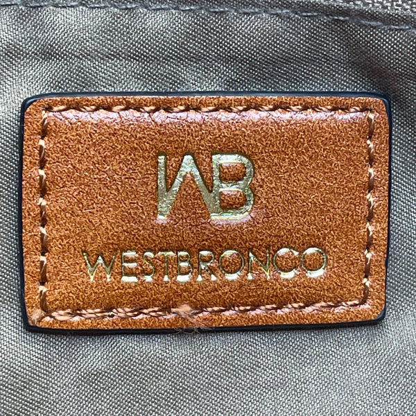 Westbronco Women’s Brown & Gold Faux Leather Adjustable Strap Crossbody Bag