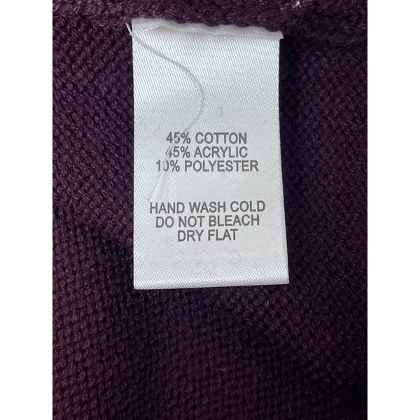 Lulu’s Women’s Burgundy Round Collar Sweater Sz M - NWT