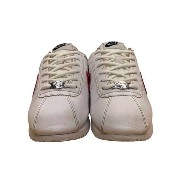 Nike Youth White & Red Swoosh Leather Retro Classic Cortez 72 Sneakers Size 5Y