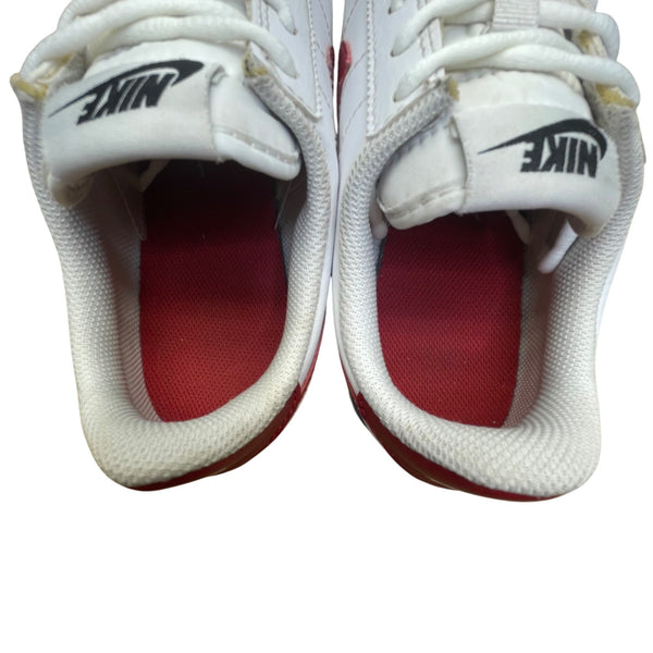 Nike Youth White & Red Swoosh Leather Retro Classic Cortez 72 Sneakers Size 5Y