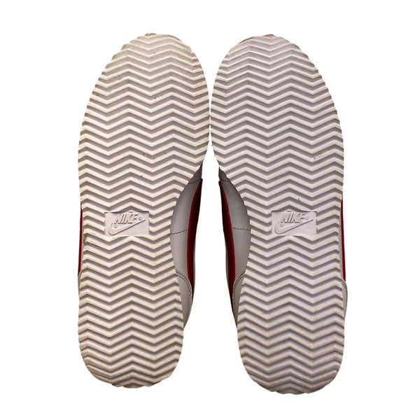 Nike Youth White & Red Swoosh Leather Retro Classic Cortez 72 Sneakers Size 5Y