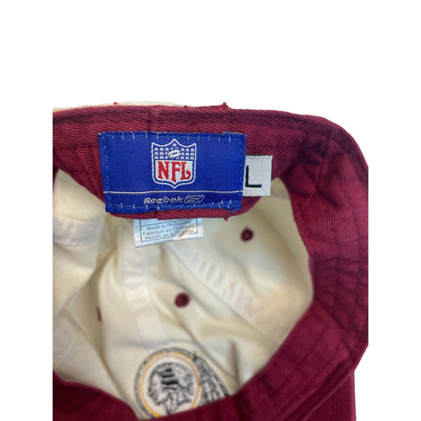 Washington Redskins Reebok Light Brown Baseball Hat Cap Sz L