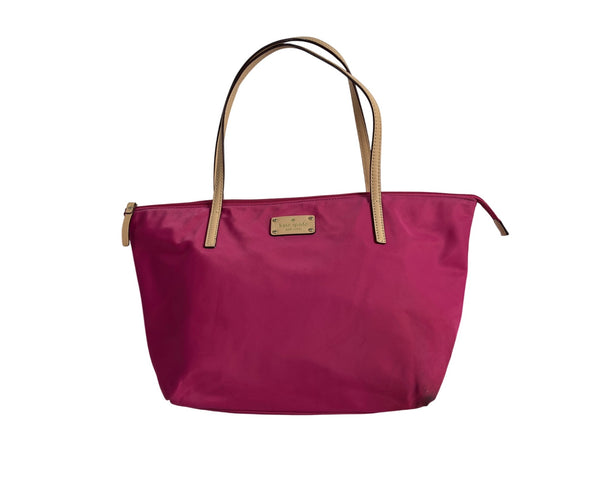 Kate Spade Fuchsia Nylon Kennedy Park Sophie Women's Shoulderbag Sz M