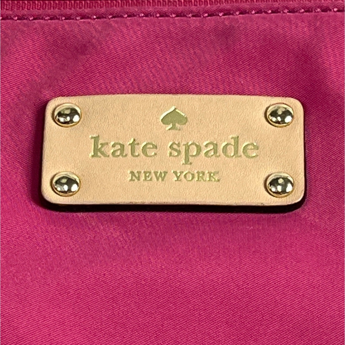 Kate Spade Fuchsia Nylon Kennedy Park Sophie Women's Shoulderbag Sz M