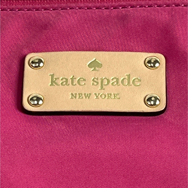 Kate Spade Fuchsia Nylon Kennedy Park Sophie Women's Shoulderbag Sz M