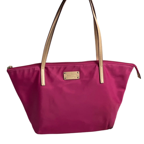 Kate Spade Fuchsia Nylon Kennedy Park Sophie Women's Shoulderbag Sz M