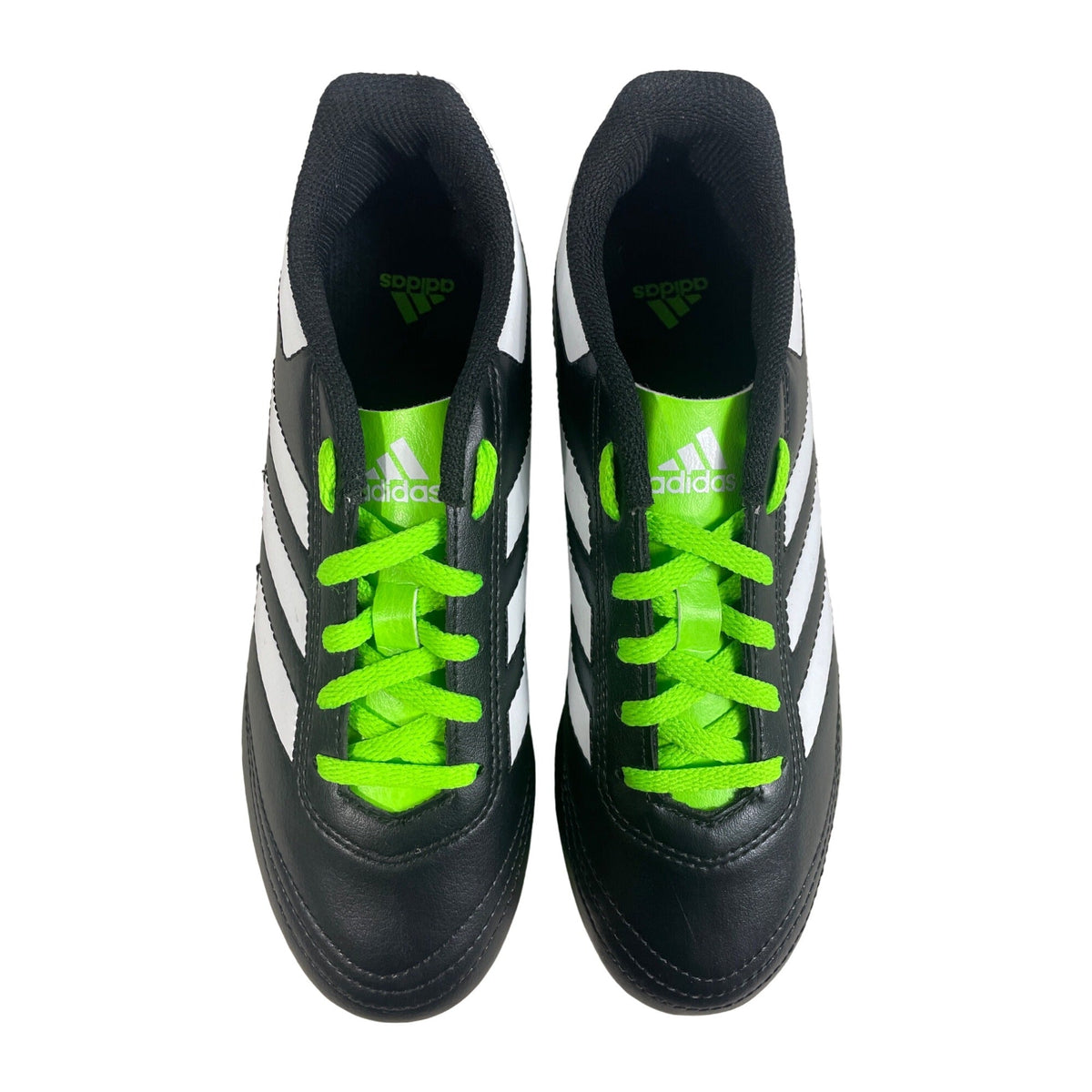 Adidas Goletto Boys Youth Black Green Soccer Cleats Sz 4.5 - NWOB