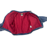 Vtg United Colors of Benetton Blue Family Jeans Denim Jacket Youth Sz M - New