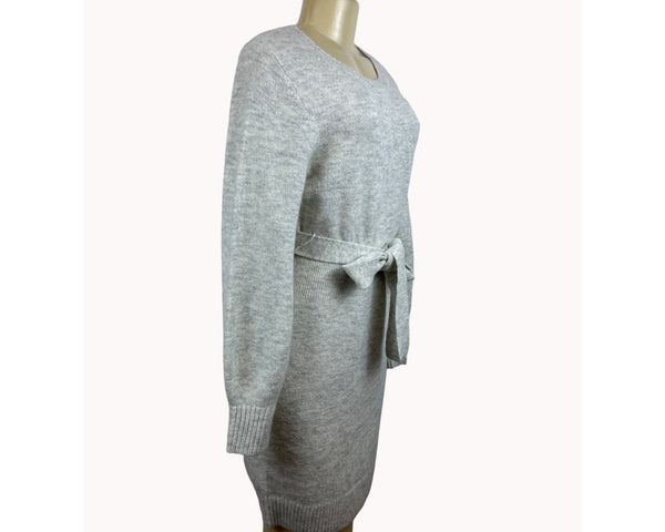 Ann Taylor Women's Grey Sweater Dress Sz S