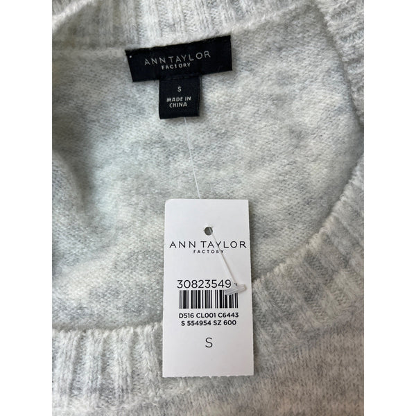Ann Taylor Women's Grey Sweater Dress Sz S