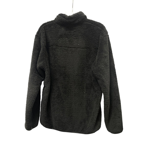 Uniqlo Mens Black Polyester Fleece Zip-Up Jacket Size L