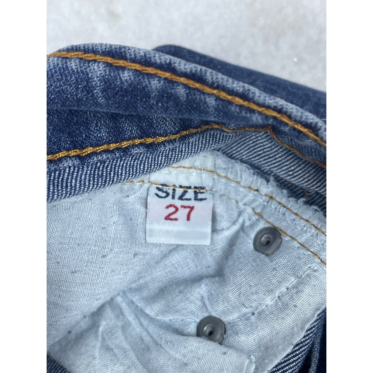 Jin Jiekang Women's Flared Blue Jeans Pants Sz 27