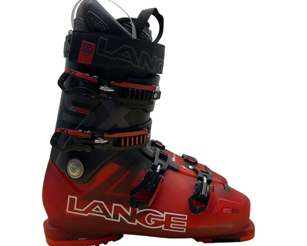 Lange SX100 Red Black Thermofit RL2 Therm-ic Insoles 102mm Ski Boots Mondo 28.5