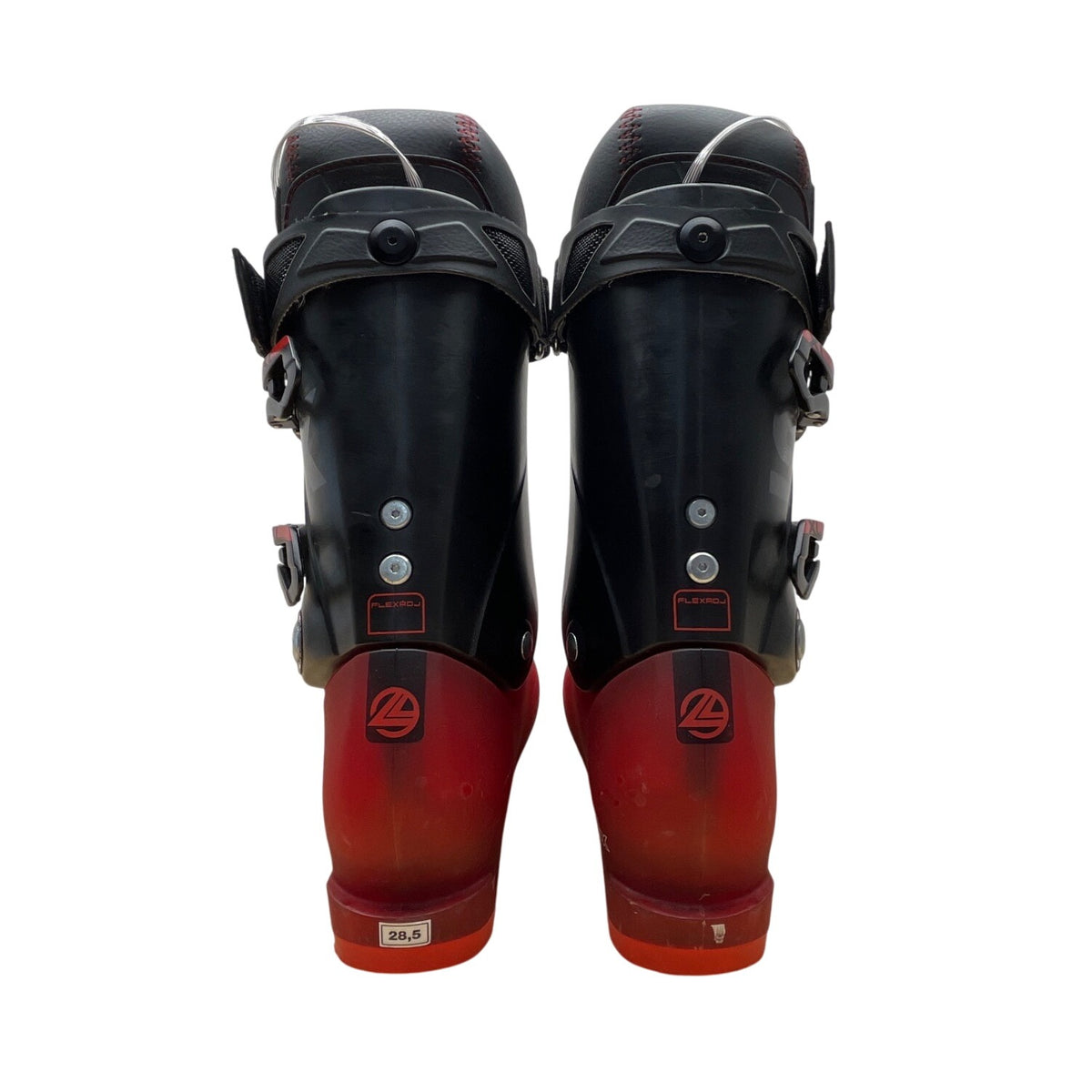 Lange SX100 Red Black Thermofit RL2 Therm-ic Insoles 102mm Ski Boots Mondo 28.5