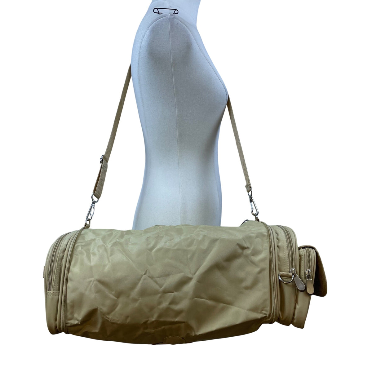 Beyond A Bag Unisex Brown Expandable Versatile 3-In-1 Crossbody/Waist/Duffel Bag