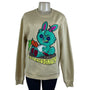 Two Mill Twenty Unisex Beige Extraordinary Bunny Graphic Sweatshirt Size L