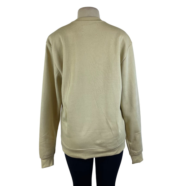 Two Mill Twenty Unisex Beige Extraordinary Bunny Graphic Sweatshirt Size L