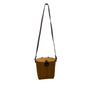 Longaberger Women’s Natural Wicker Basket & Adjustable Leather Strap Purse
