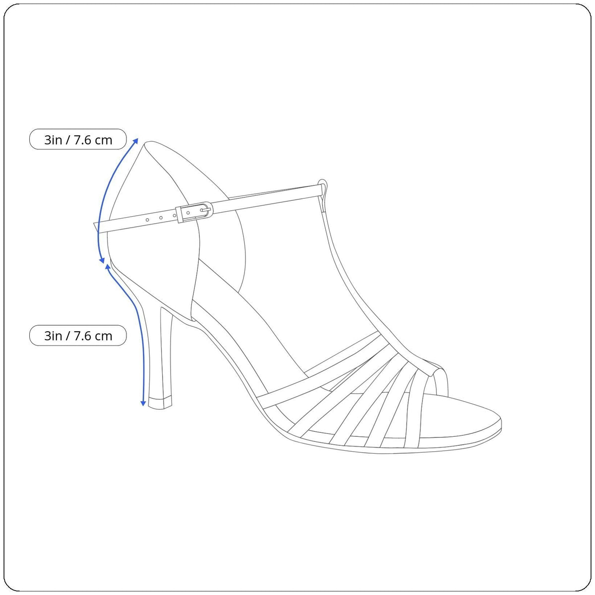 Coach Women’s Black Leather Blake Strappy Open-Toe Chain Detail Heels Size 10B