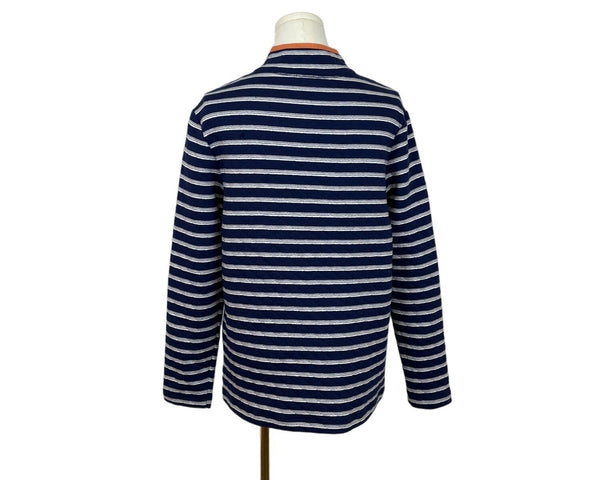 Lands’ End Women's Stripes & Blue Pullover Sweatshirt Sz XS (2-4) - NWT