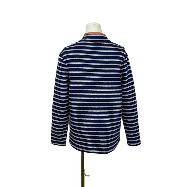 Lands’ End Women's Stripes & Blue Pullover Sweatshirt Sz XS (2-4) - NWT