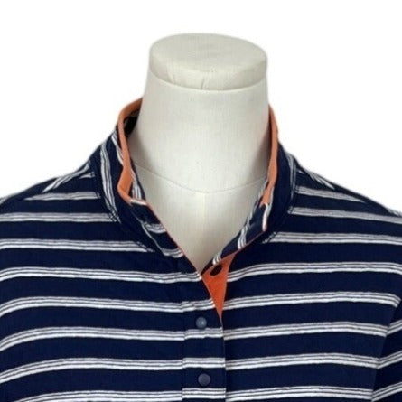 Lands’ End Women's Stripes & Blue Pullover Sweatshirt Sz XS (2-4) - NWT