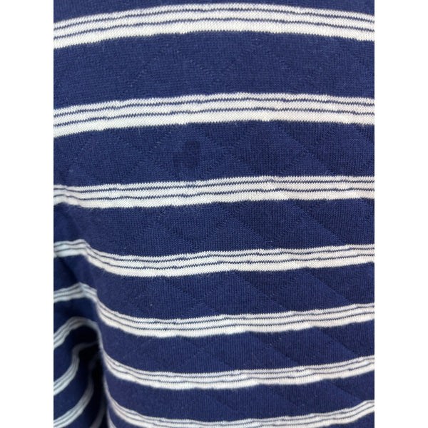 Lands’ End Women's Stripes & Blue Pullover Sweatshirt Sz XS (2-4) - NWT