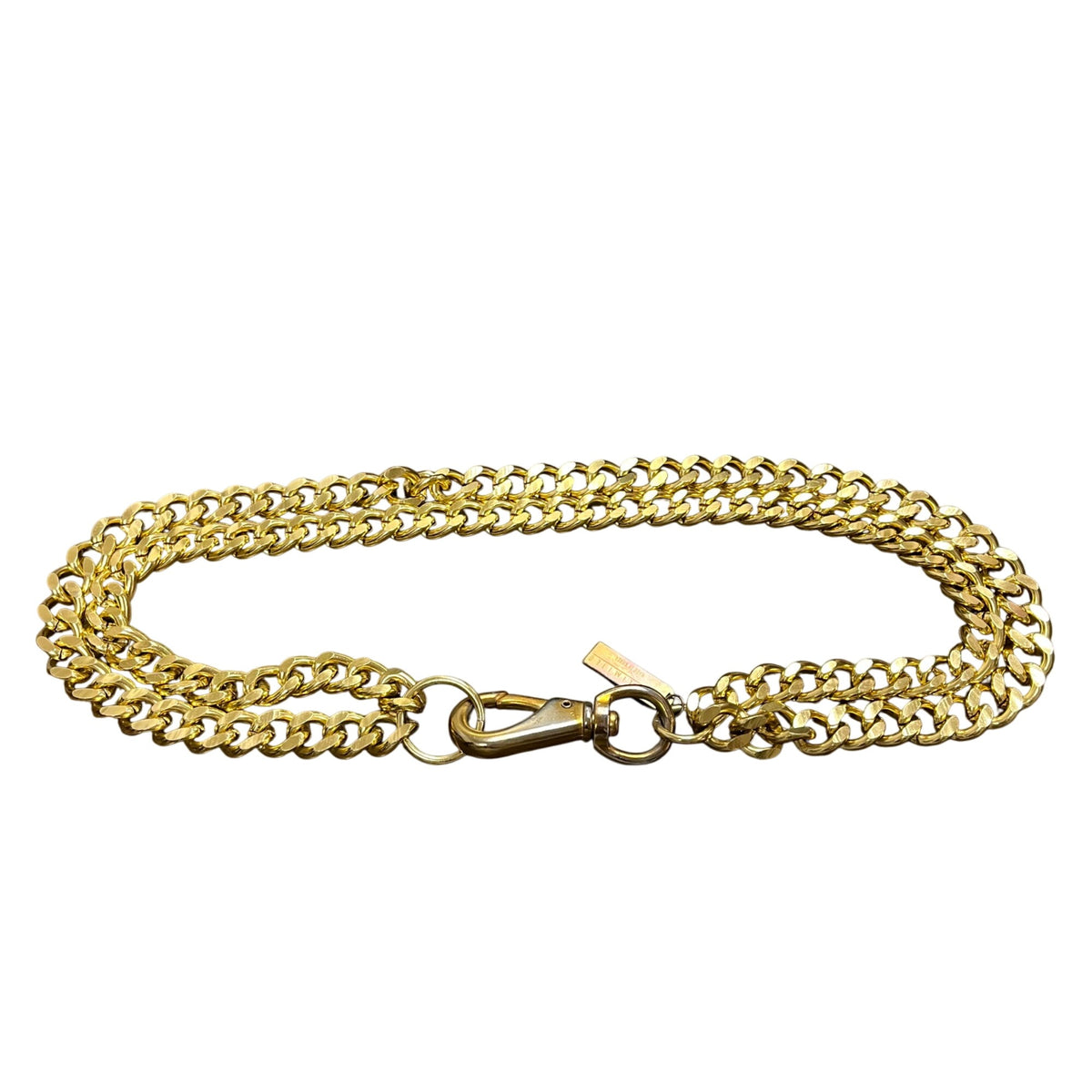 The Limited Womens Gold-Tone Metal Chain Belt With Lobster Clasp