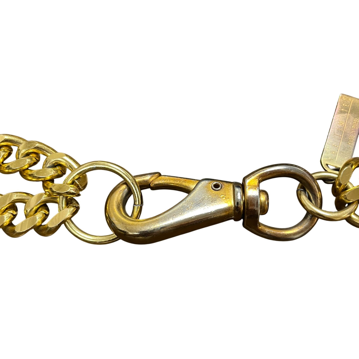 The Limited Womens Gold-Tone Metal Chain Belt With Lobster Clasp