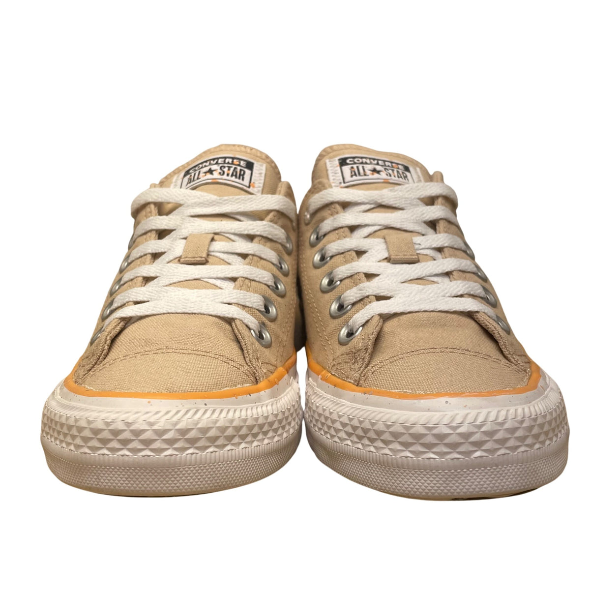 Converse All Star Women’s Light Brown Canvas Speckled Low Top Sneakers Size 7