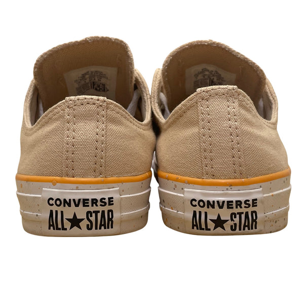 Converse All Star Women’s Light Brown Canvas Speckled Low Top Sneakers Size 7