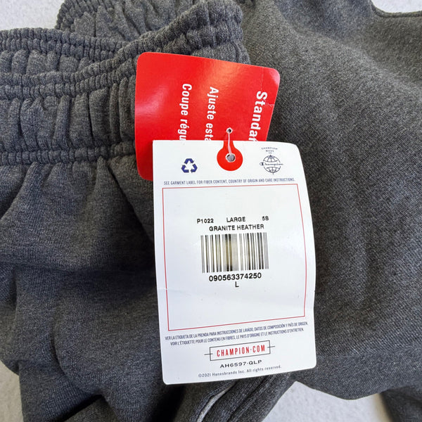 Champion Men’s Charcoal Grey Sweatpants Casual Athletic Joggers Size L - New