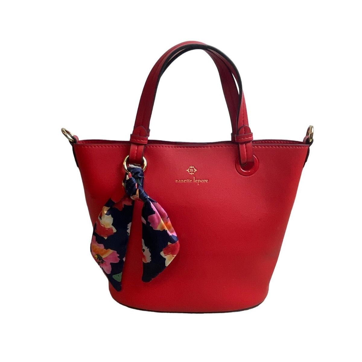 Nanette Lapore Women's Red Bucket Bag Sz M