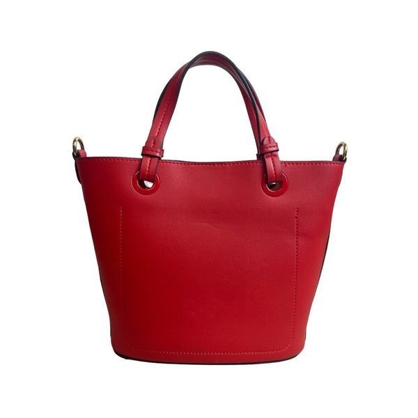 Nanette Lapore Women's Red Bucket Bag Sz M