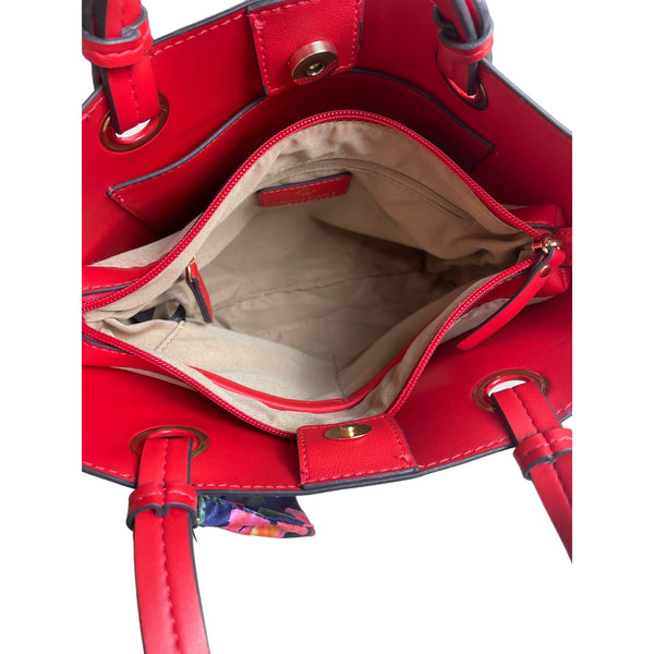 Nanette Lapore Women's Red Bucket Bag Sz M