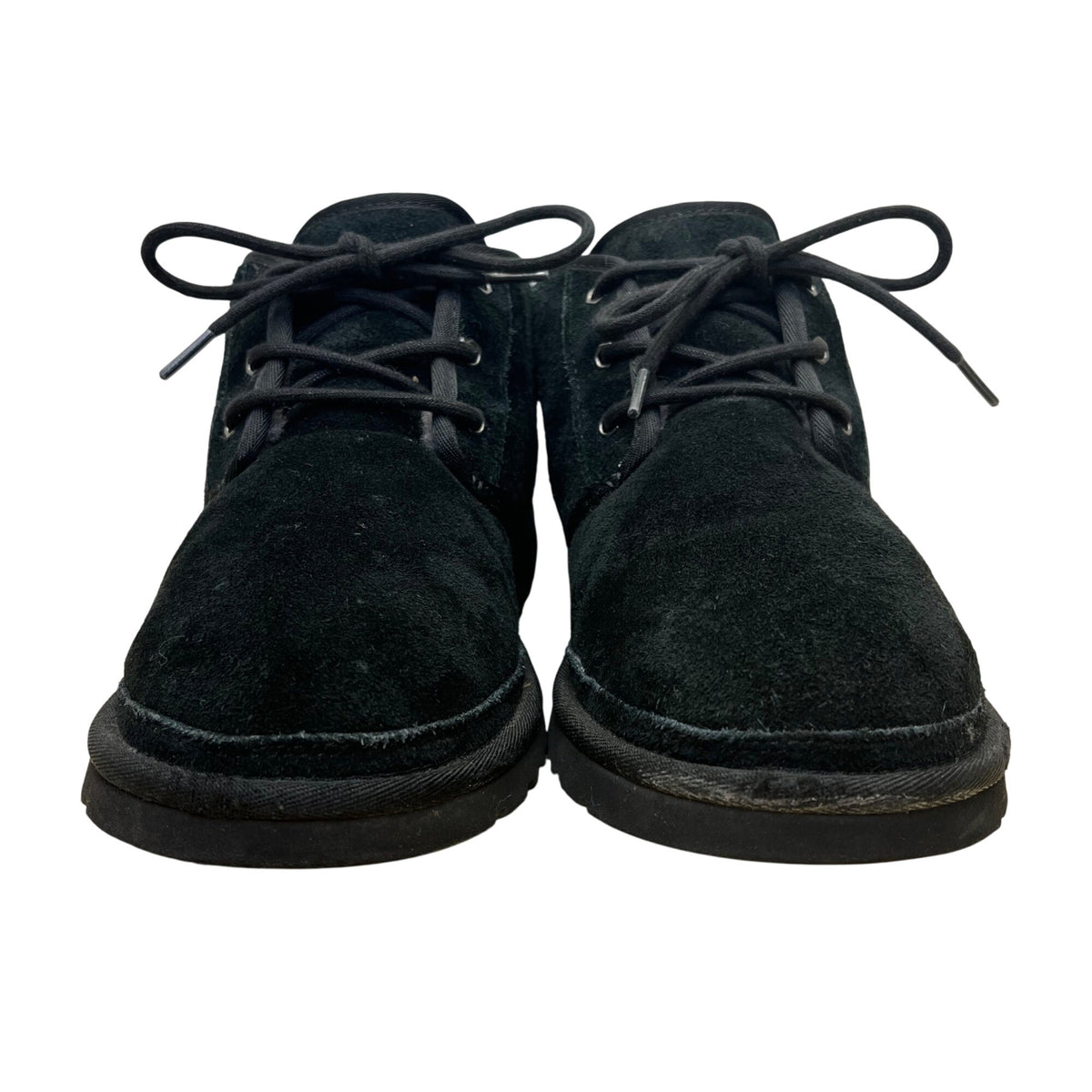 UGG Men’s Black Suede Sheepskin Lining Lace-Up Neumel Chukka Boots Size 11