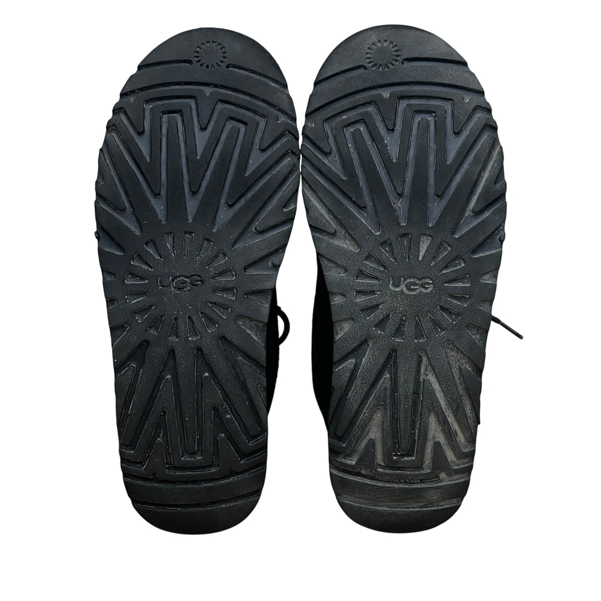 UGG Men’s Black Suede Sheepskin Lining Lace-Up Neumel Chukka Boots Size 11