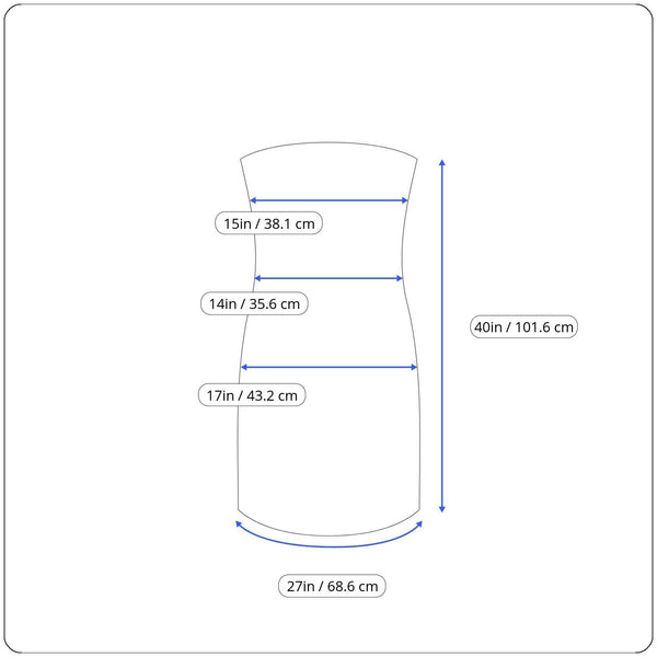 Aomei Women’s Purple Strapless Ruffled Hem Midi Dress Size M - New