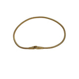 Gold Tone Flexible Belt With Hook Clasp
